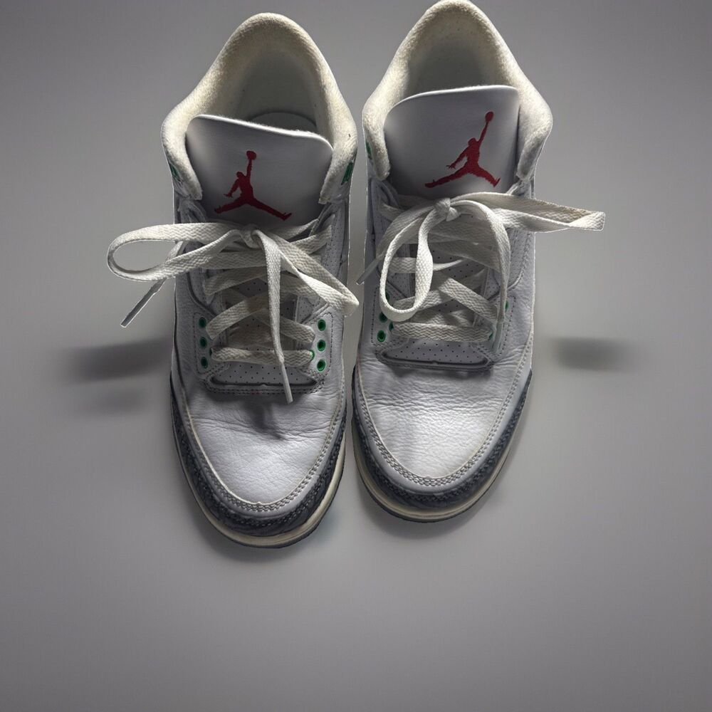 Size 9- Air Jordan 3 Retro Lucky Green W